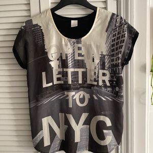 Open Letter To NYC tee, sz M